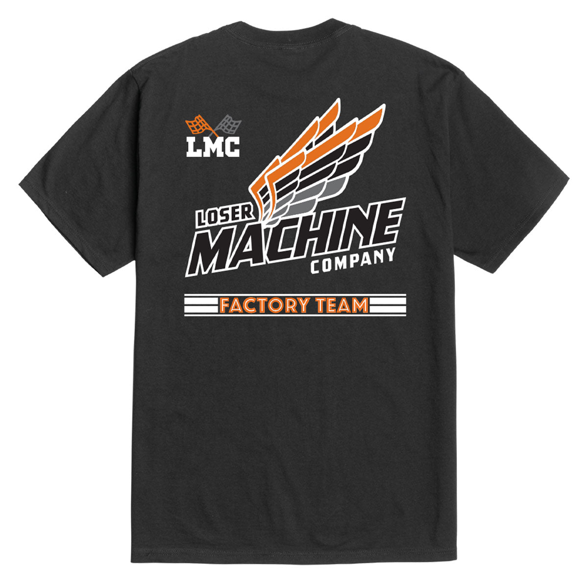 Loser Machine Four Stroke T-Shirt - Black image 2