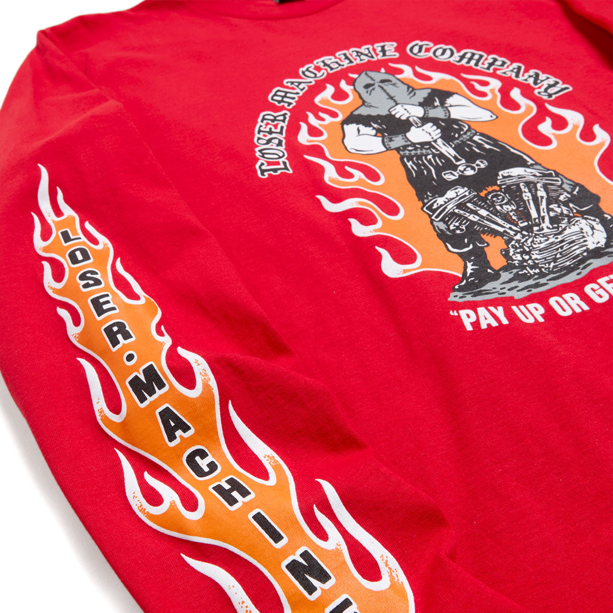 Loser Machine Executioner Long Sleeve T-Shirt - Red image 2