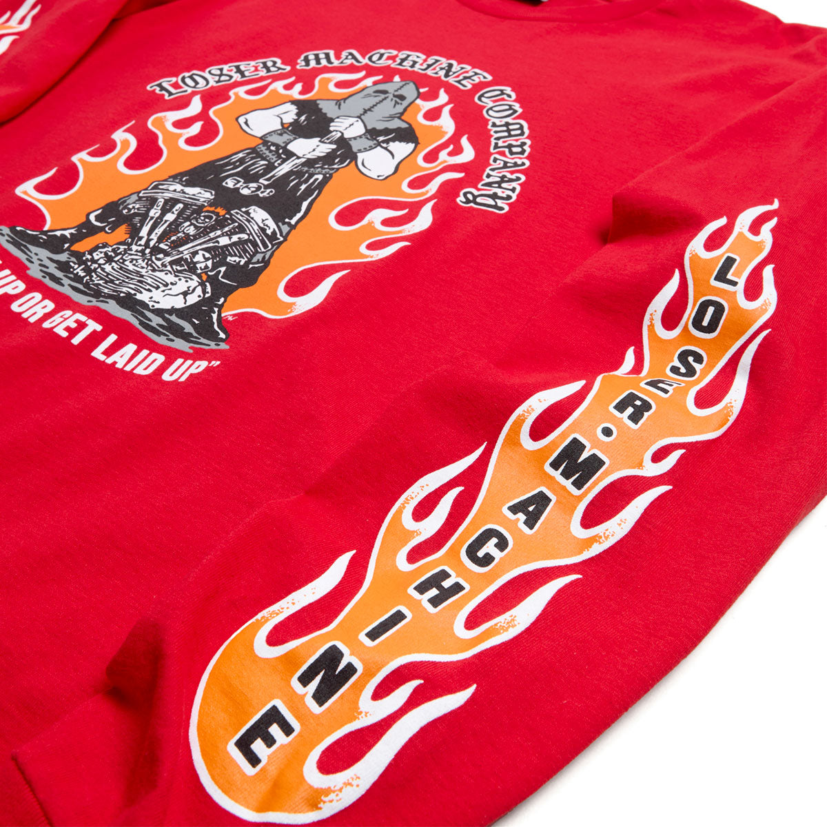 Loser Machine Executioner Long Sleeve T-Shirt - Red image 3