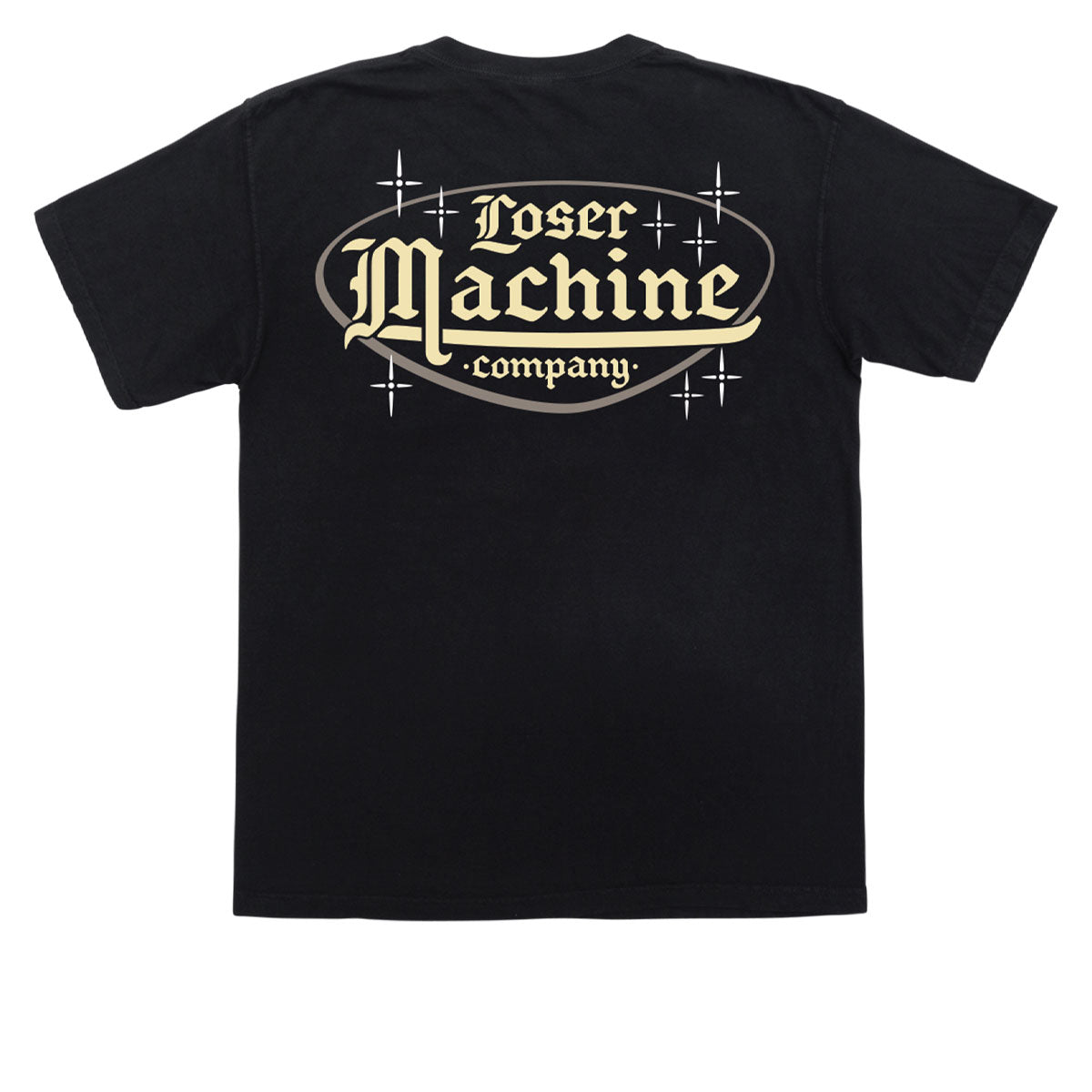 Loser Machine Smoking Lounge Pocket T-Shirt - Black image 2