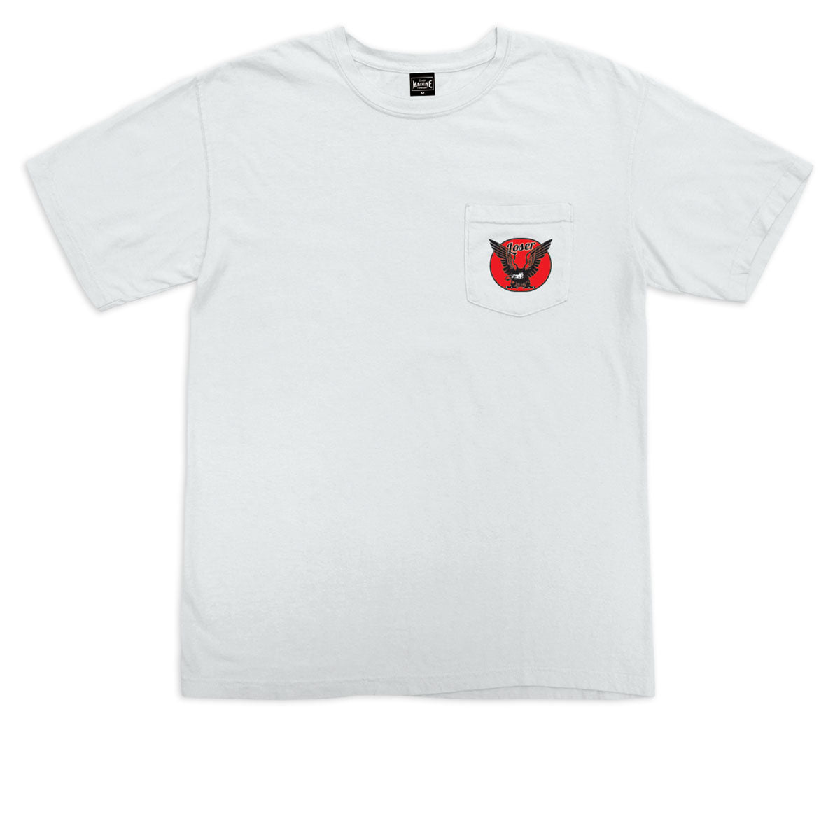 Loser Machine Powerband Pocket T-Shirt - White image 1