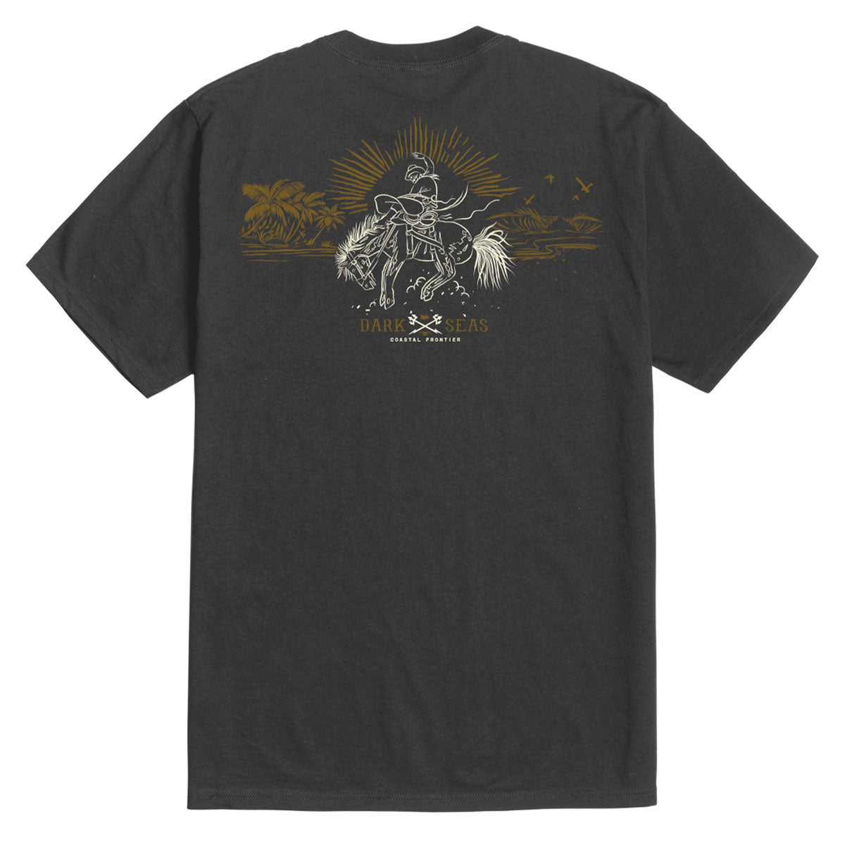Dark Seas Reinforced T-Shirt - Dusty Black image 1