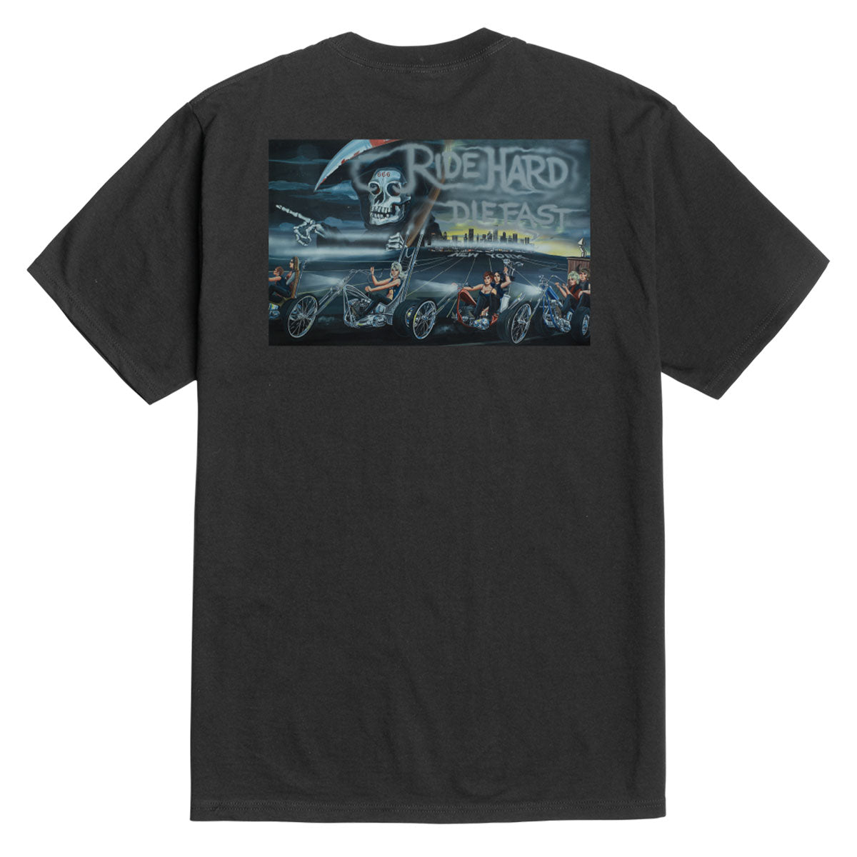Loser Machine Ride Hard T-Shirt - Black image 1