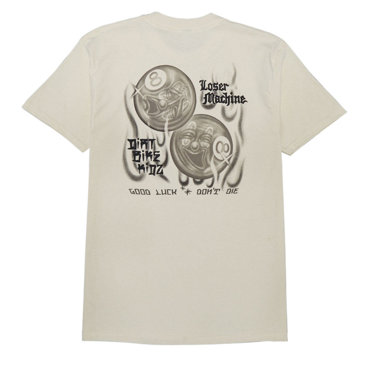 Loser Machine 8 Ballerz T-Shirt - Cream image 2