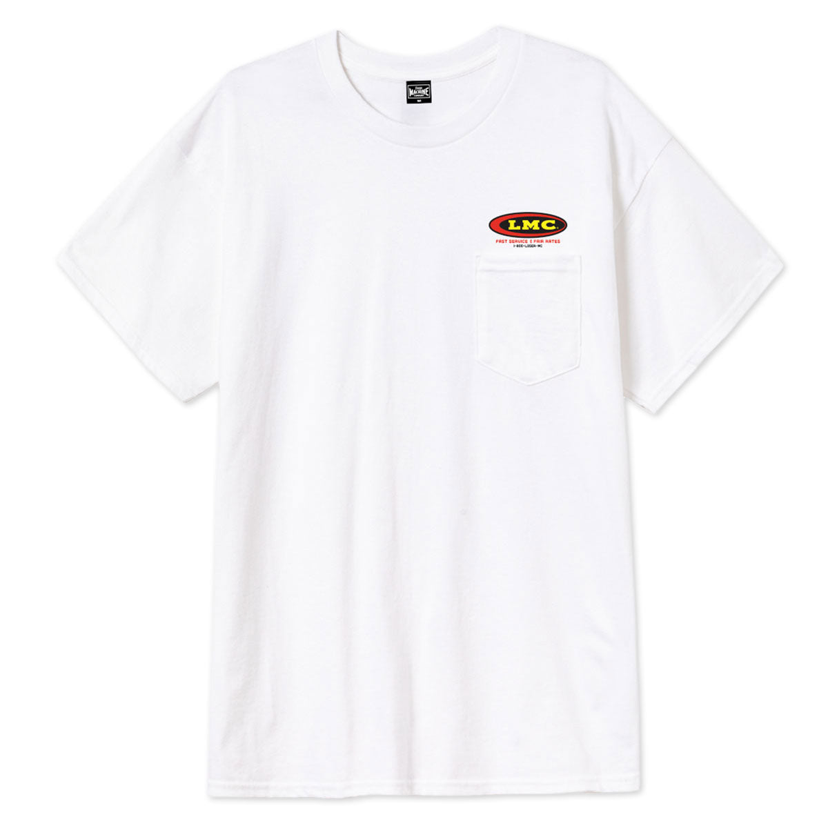 Loser Machine Auto Parts Pocket T-Shirt - White image 2