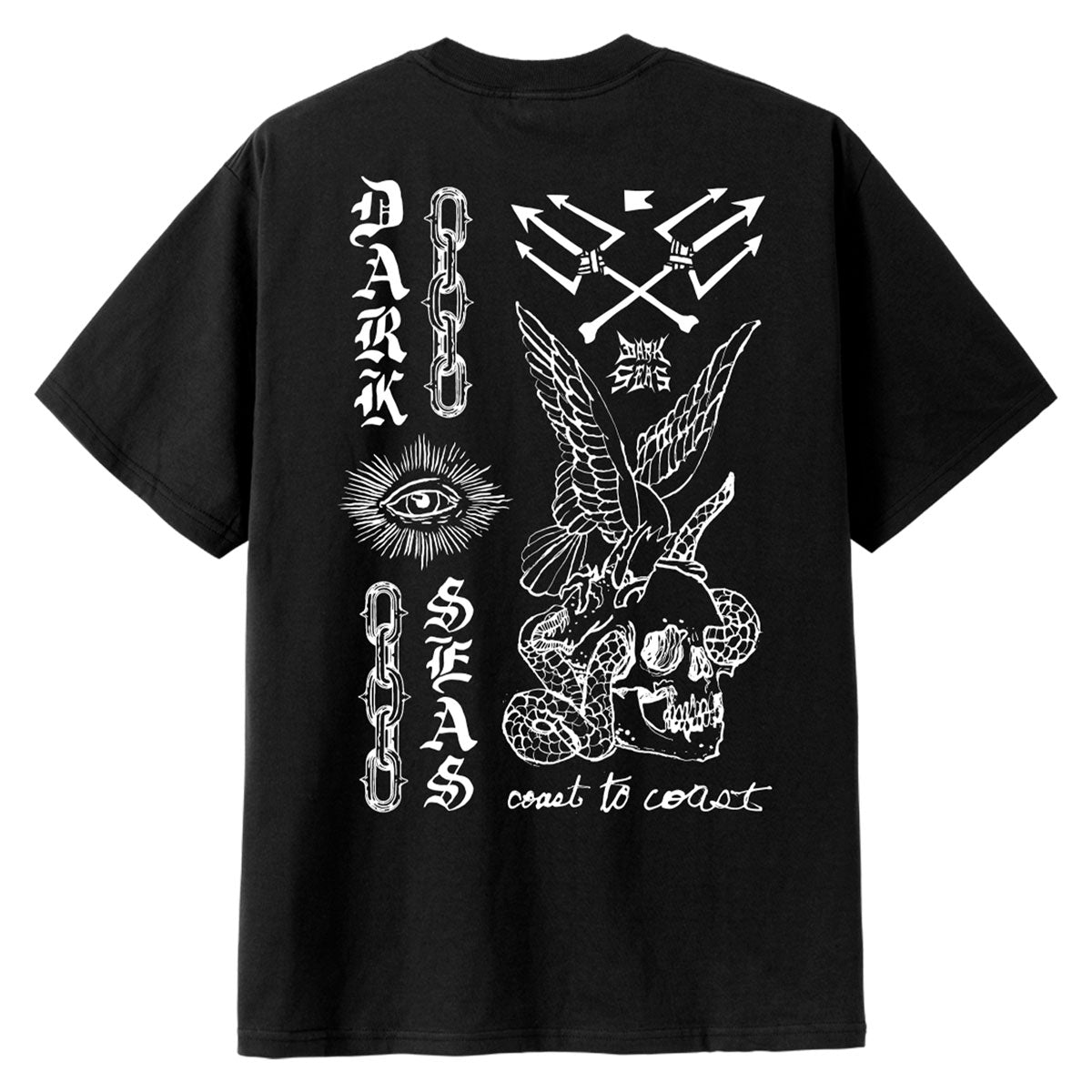 Dark Seas Trouble Maker T-Shirt - Black image 2