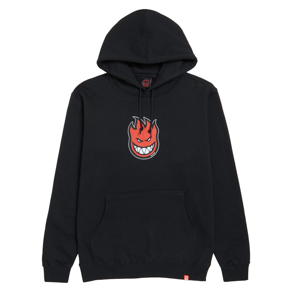 Spitfire Bighead Mid Fill Hoodie - Black/Red/Black/White image 1