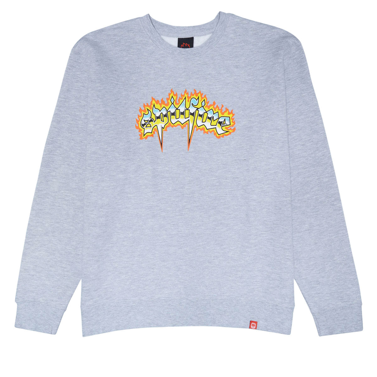 Spitfire Chrome Venom Sweatshirt - Grey Heather/Multi Color Print image 1