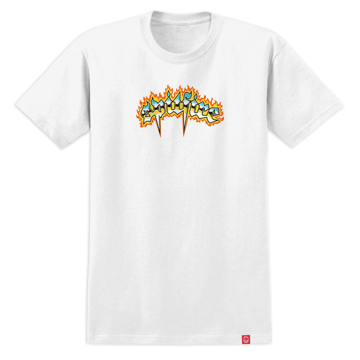 Spitfire Chrome Venom T-Shirt - White/Multi Color Prints image 1