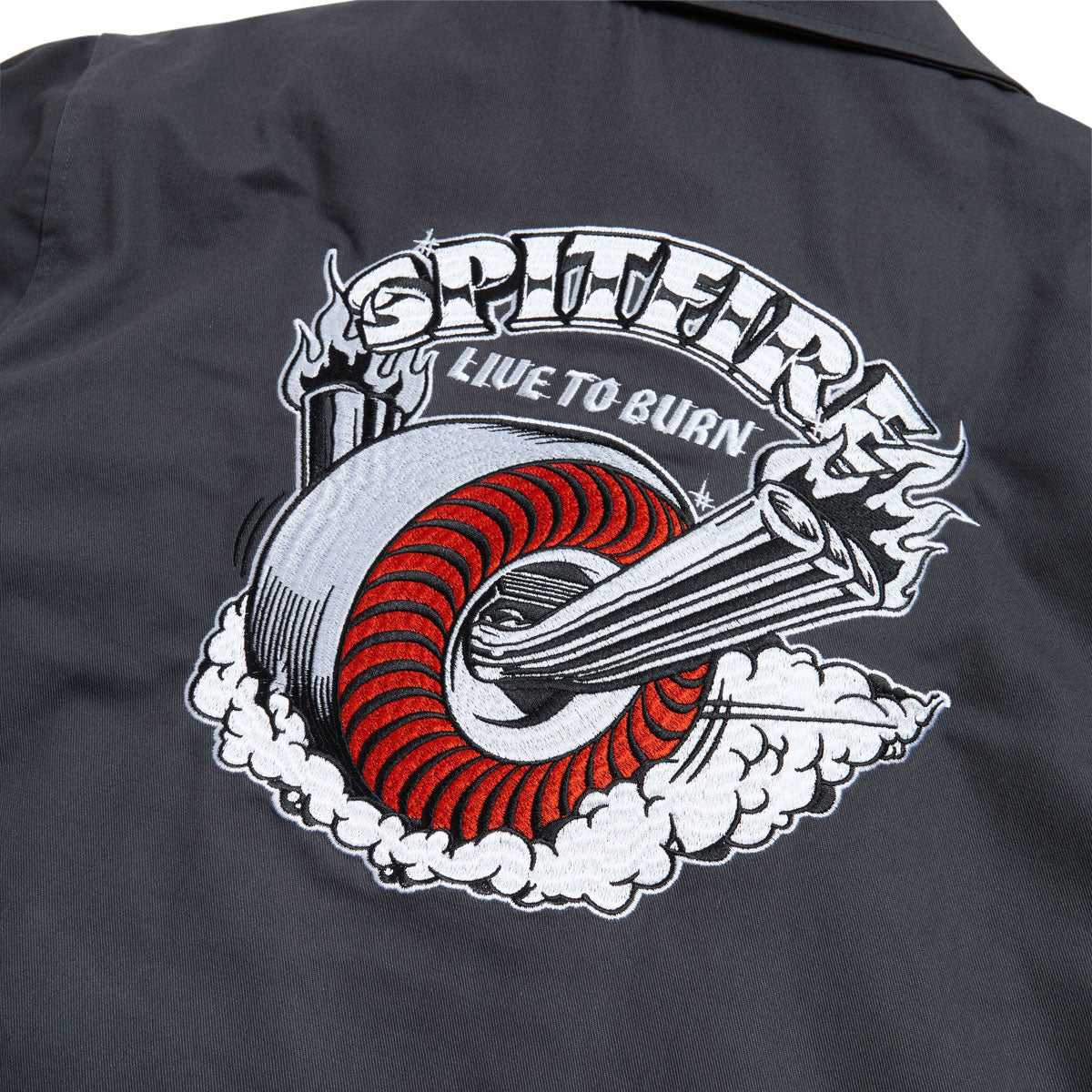 Spitfire Burnout Jacket - Charcoal image 5