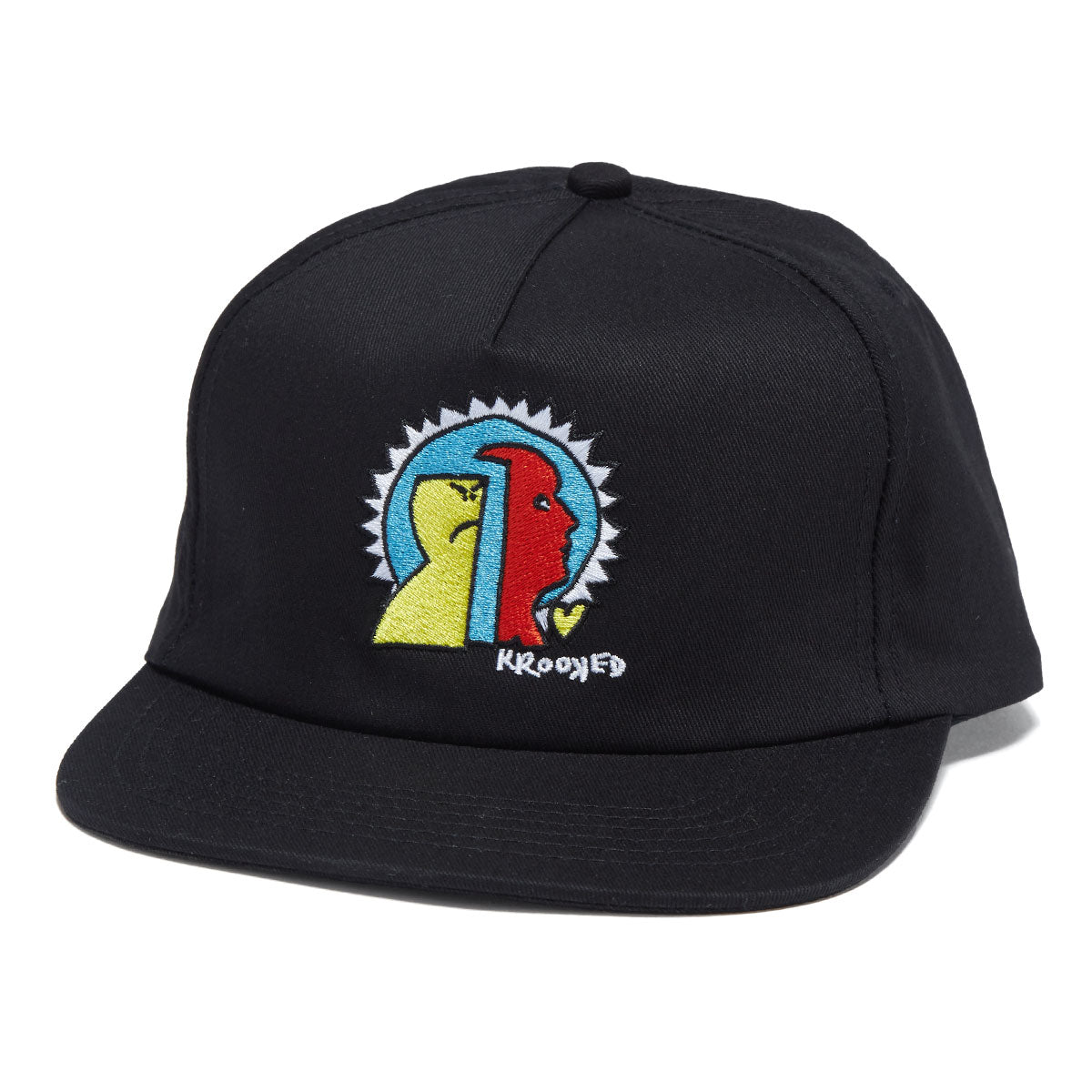 Krooked Mad Back Hat - Black image 1