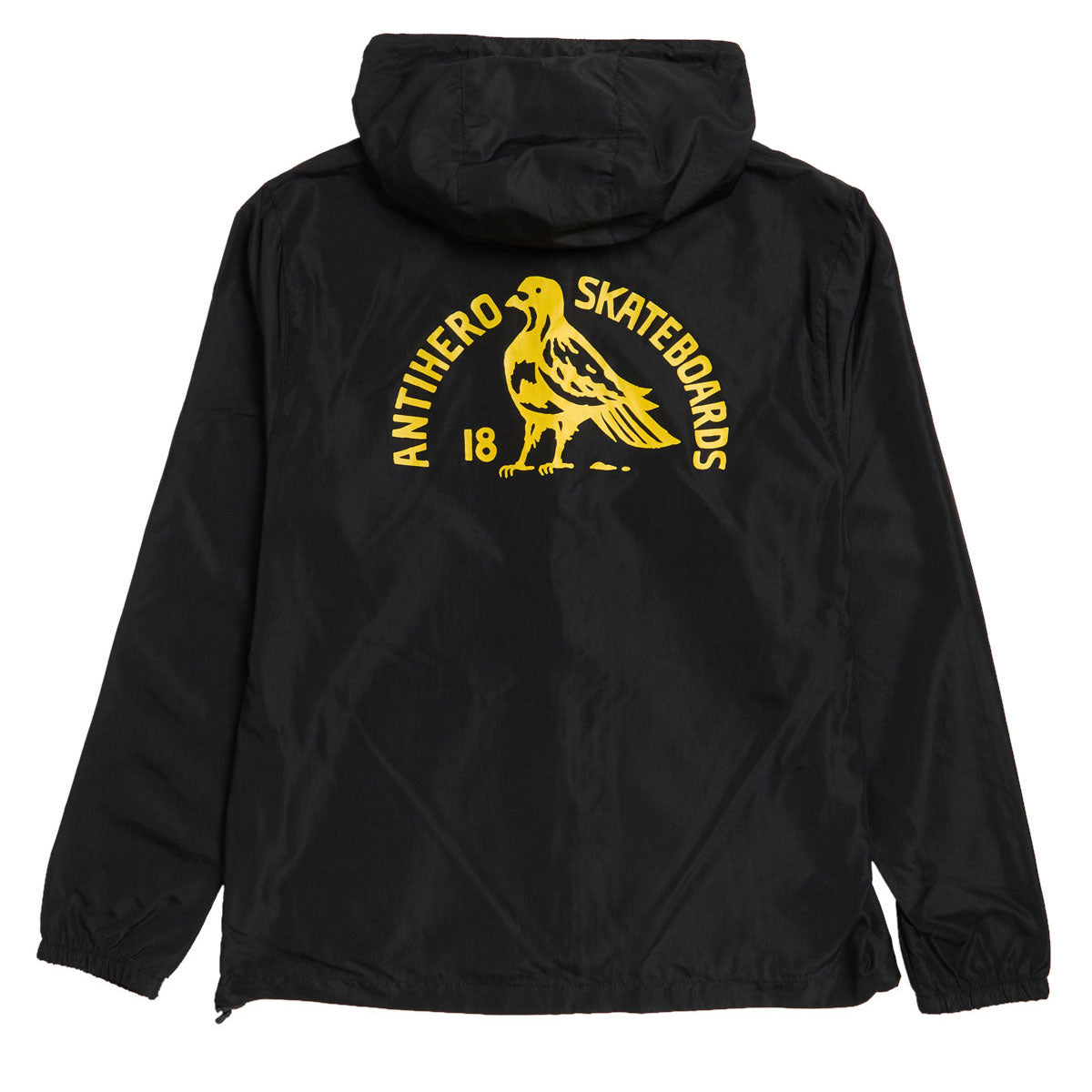 Anti-Hero Rock Dove Zip Up Jacket - Black/Yellow Prints image 2