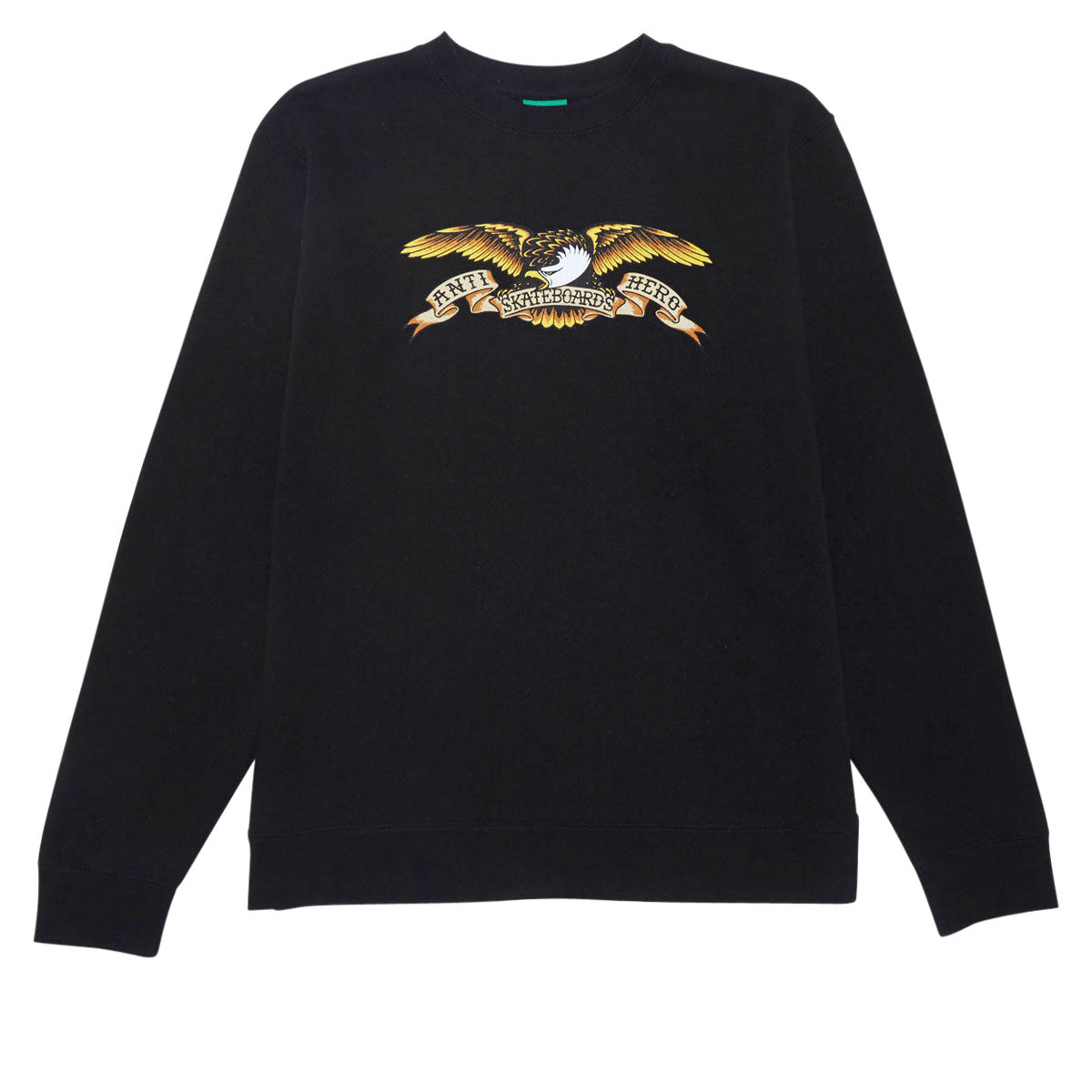 Anti-Hero Eagle Sweatshirt - Black/Black Multi Color Print image 1