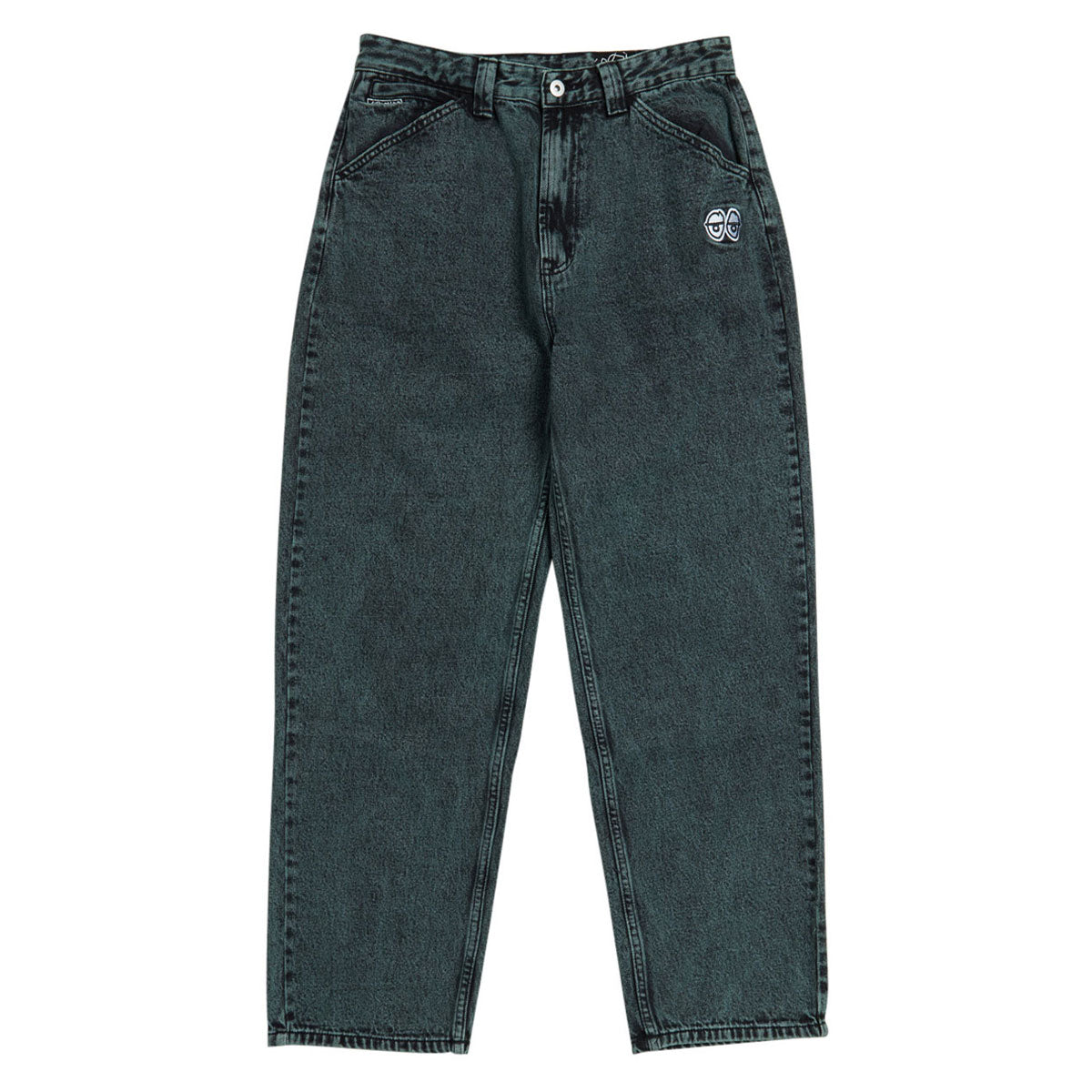 Krooked Eyes Denim Twill Jeans - Green Overdye image 1