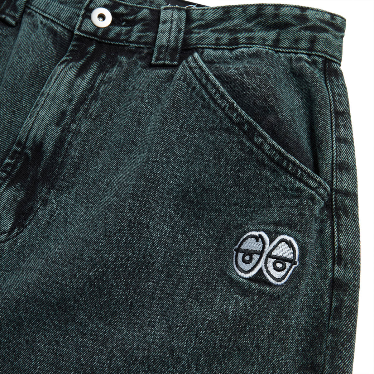 Krooked Eyes Denim Twill Jeans - Green Overdye image 4