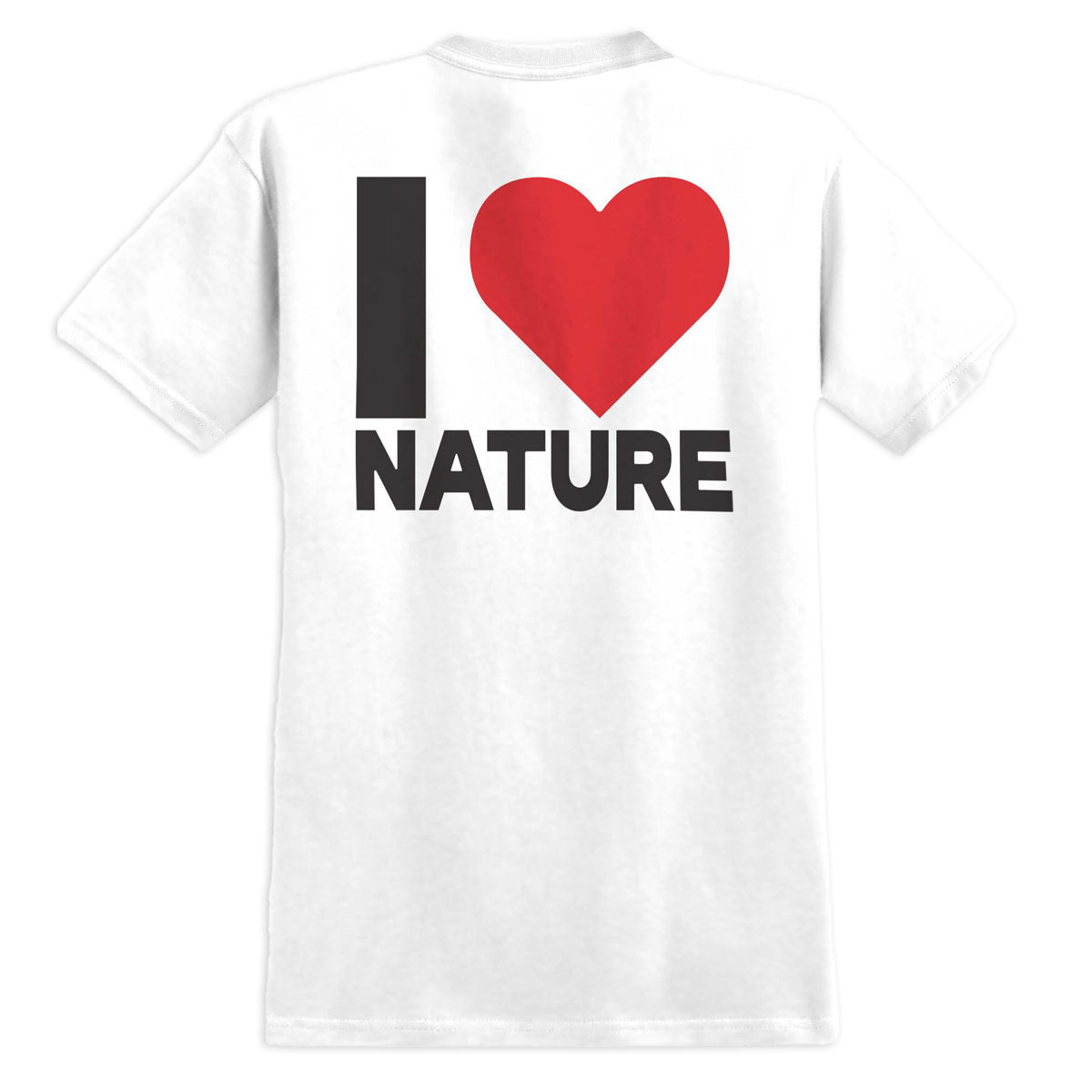 There I Love Nature T-Shirt - White/Multi Color Prints image 2