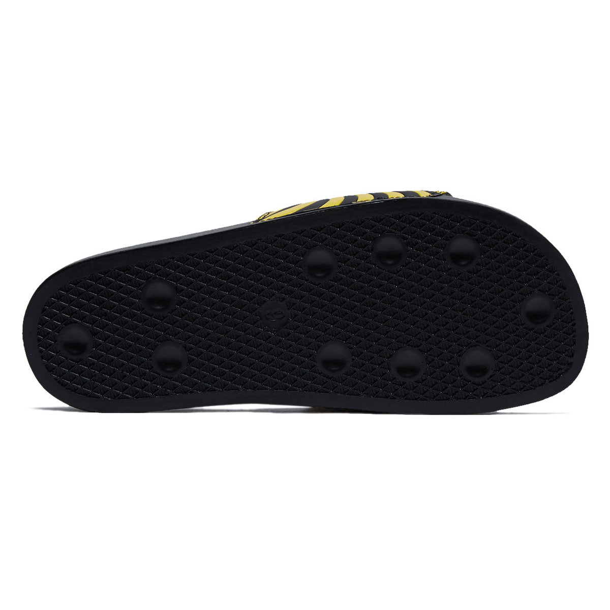 Spitfire Bighead Swirl Slide Sandals - Black/Yellow image 4