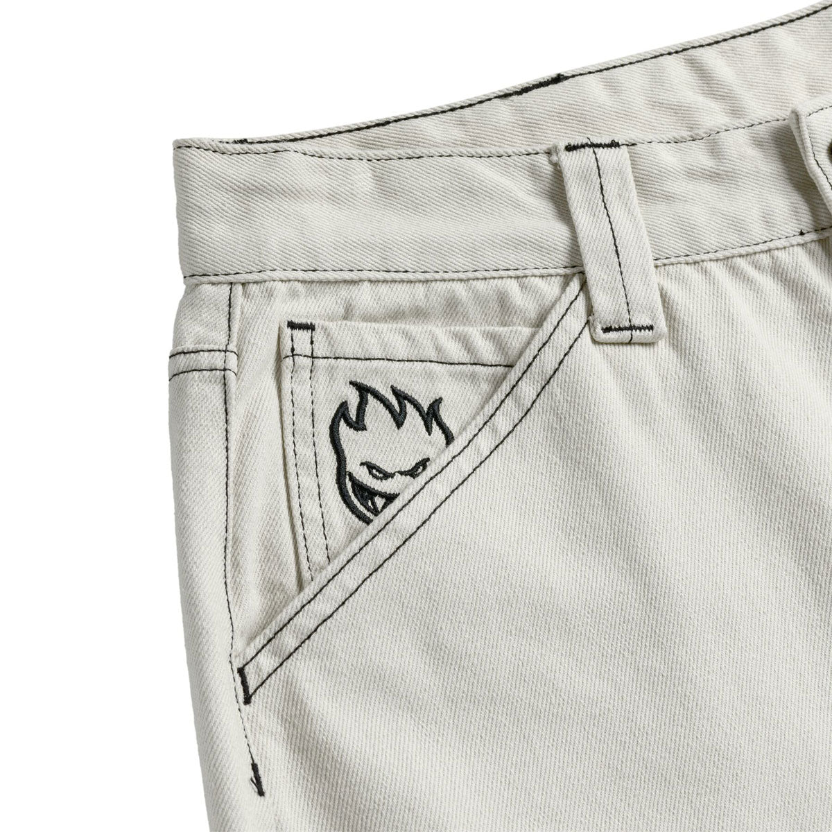 Spitfire Bighead Denim Jeans - Natural/Black Stitch image 3
