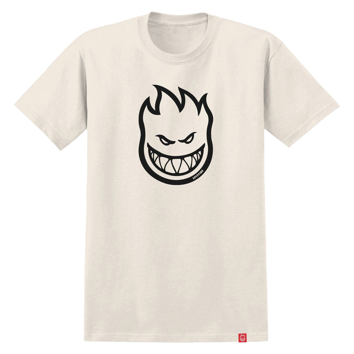Spitfire Bighead T-Shirt - Cream/Black image 1