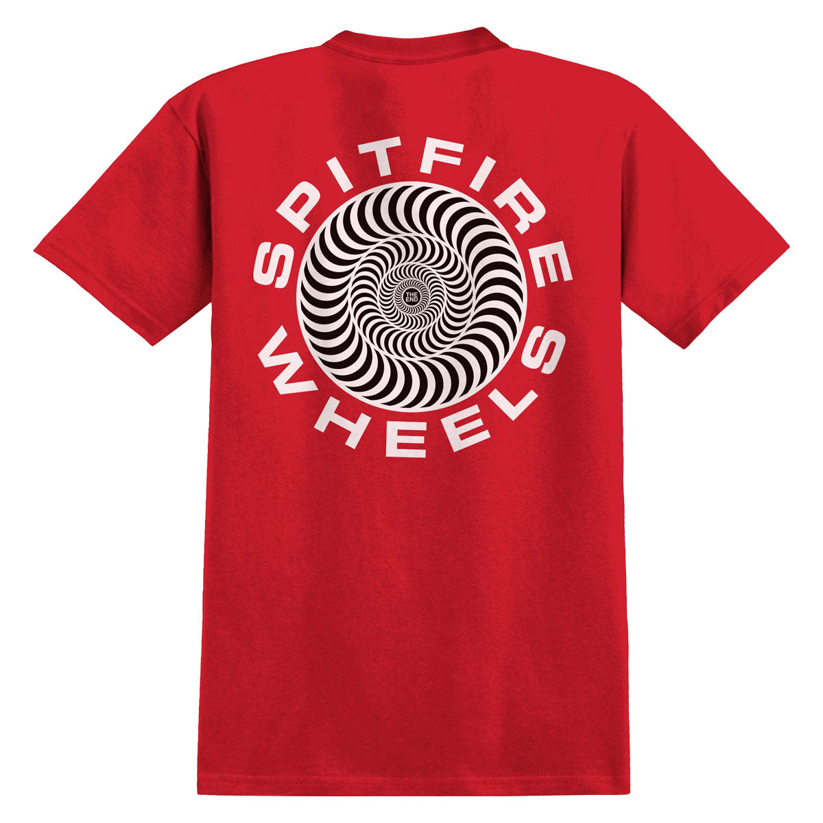 Spitfire Classic 87 Swirl Fill T-Shirt - Red/Black/White image 1