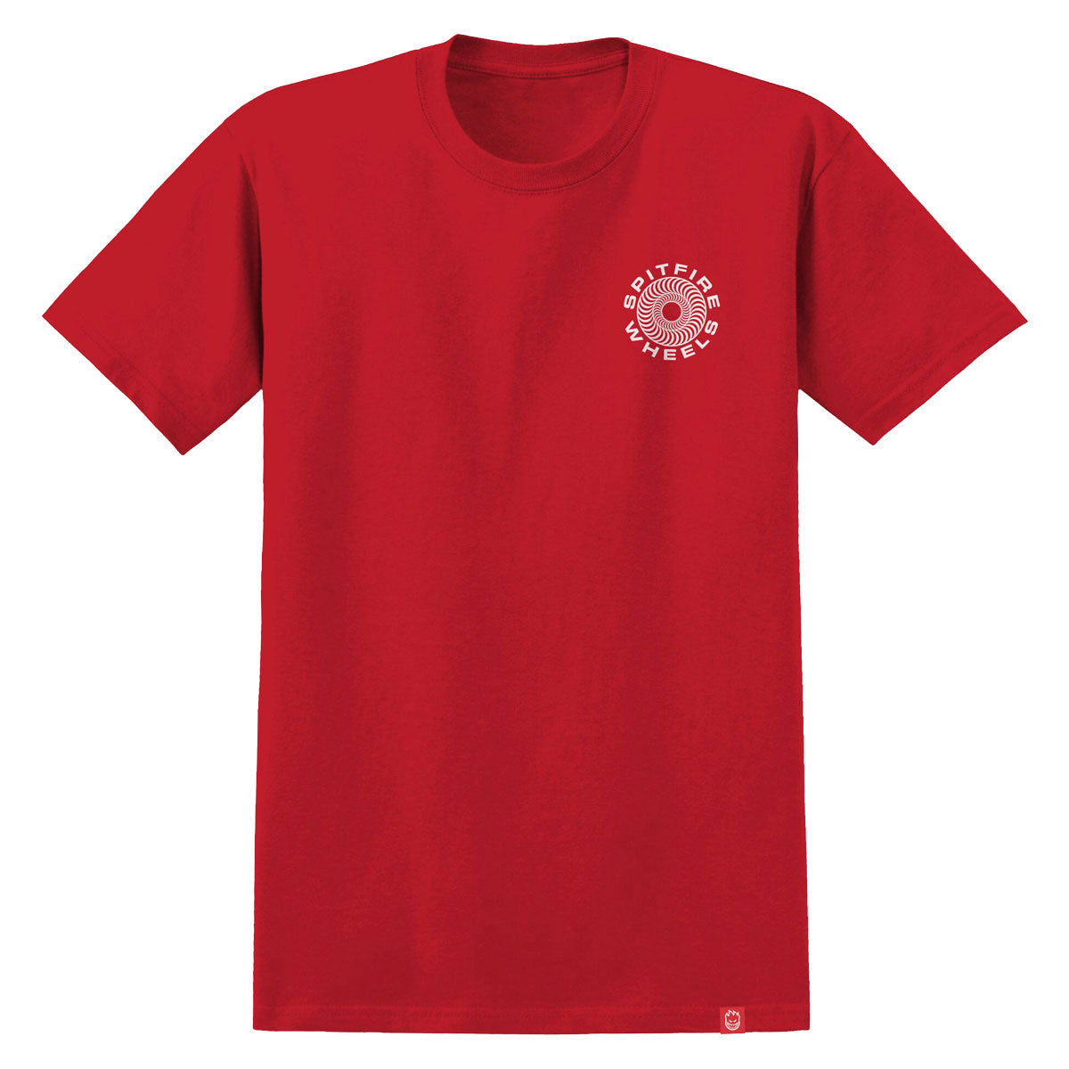 Spitfire Classic 87 Swirl Fill T-Shirt - Red/Black/White image 2