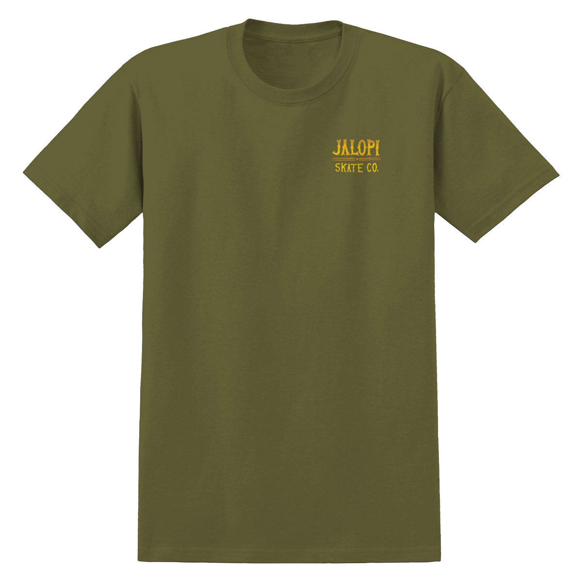 Anti-Hero Stop Pollution T-Shirt - Heather Army image 2
