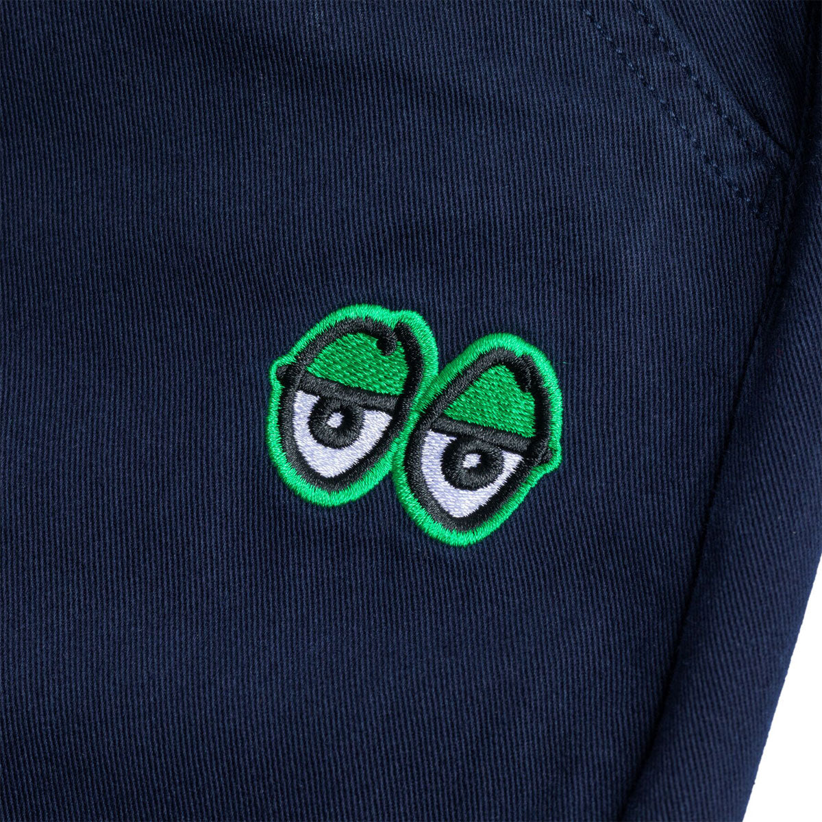 Krooked Eyes Twill Pants - Navy/Green image 4