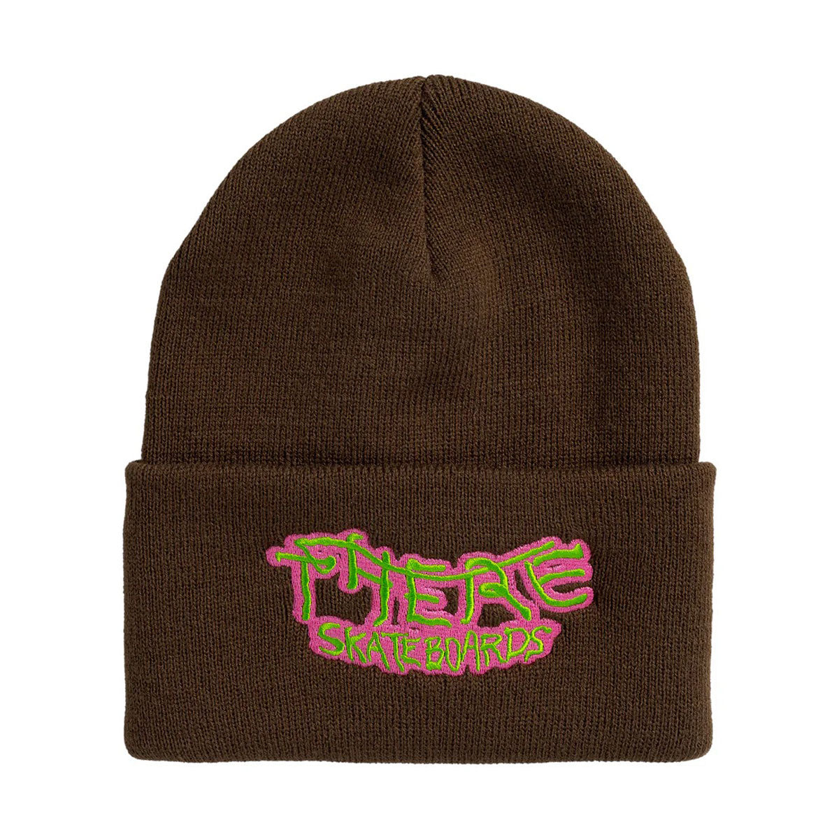 There Crossed Out Beanie - Brown image 1