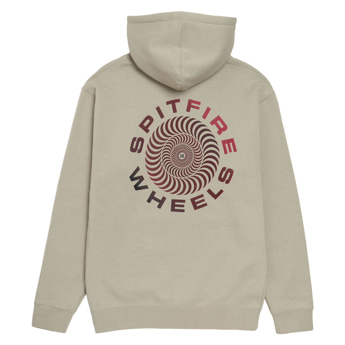Spitfire Classic '87 Swirl Fade Fill Hoodie - Cement/Red/Black image 1