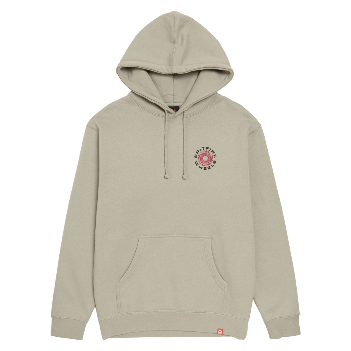 Spitfire Classic '87 Swirl Fade Fill Hoodie - Cement/Red/Black image 2