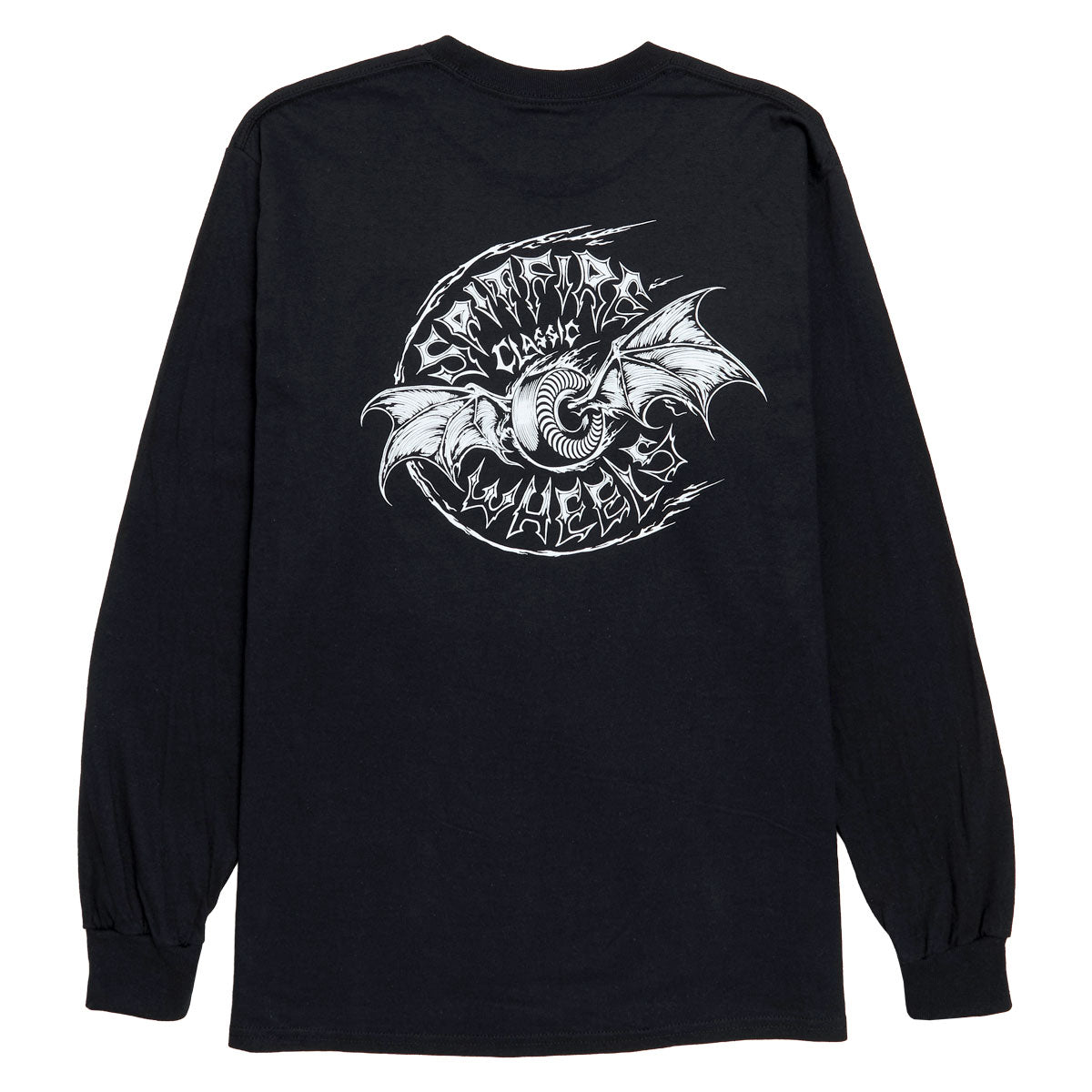 Spitfire Batwing Classic Long Sleeve T-Shirt - Black/White image 1