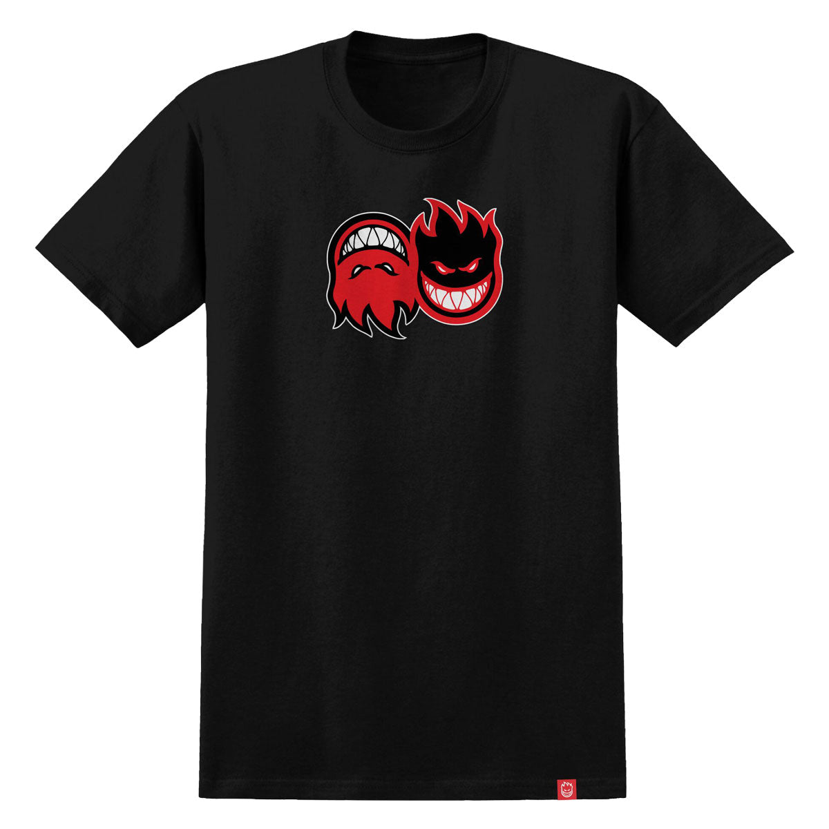 Spitfire Eternal Fill T-Shirt - Black/Red/Black/White image 1