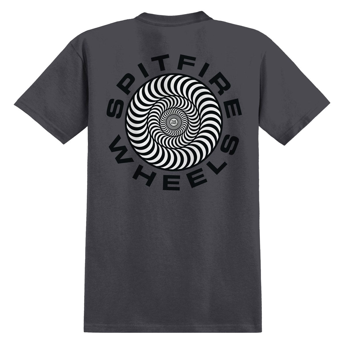 Spitfire Classic '87 Swirl Fill T-Shirt - Charcoal/Black/White image 1