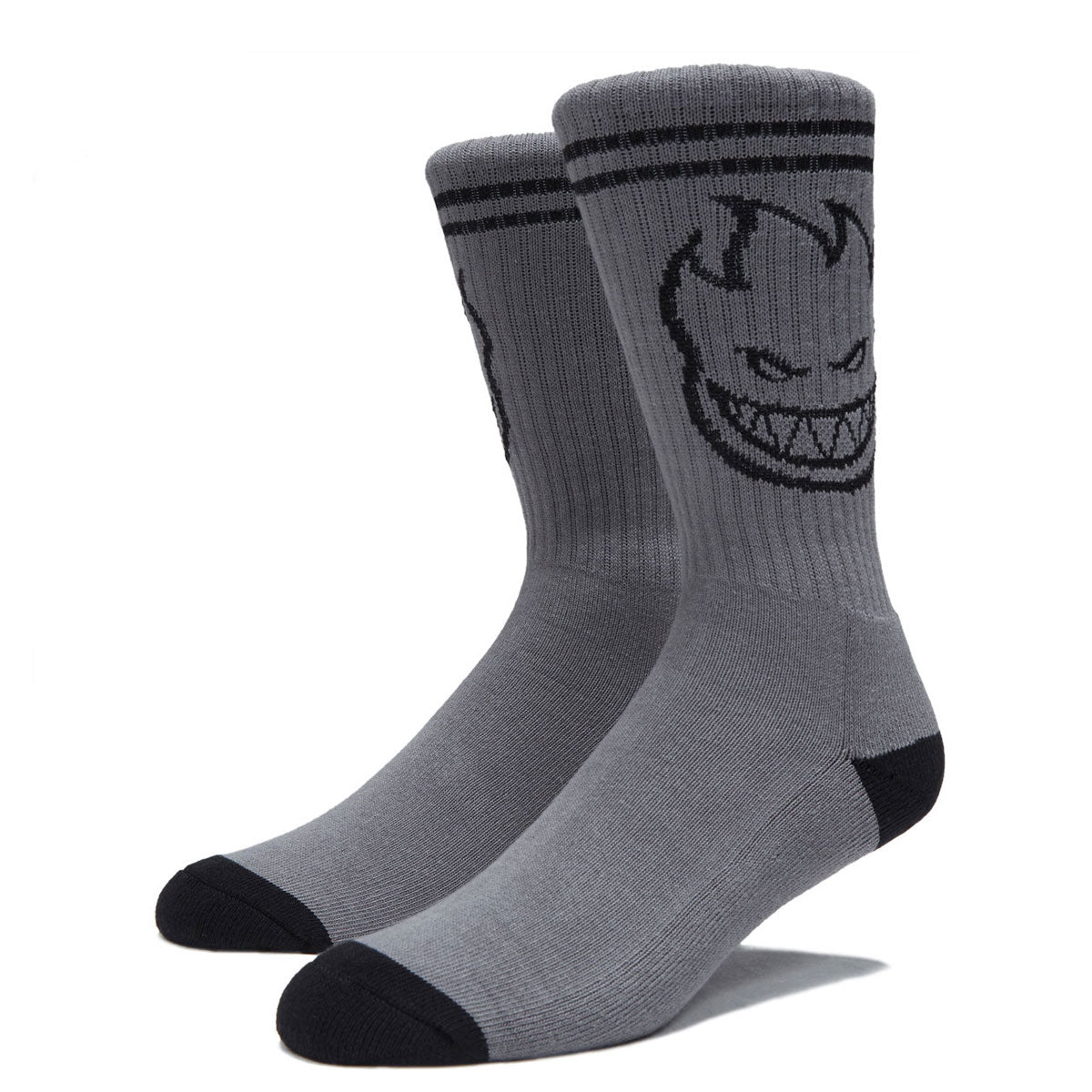 Spitfire Bighead Socks - Charcoal/Black image 1