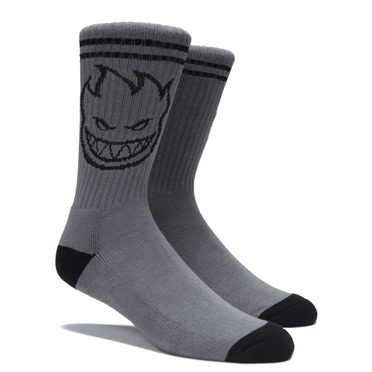 Spitfire Bighead Socks - Charcoal/Black image 2