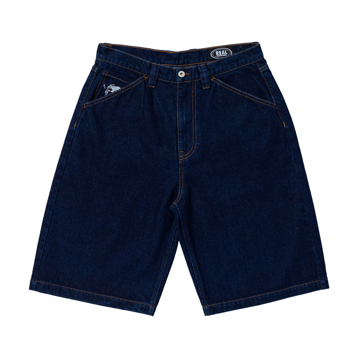 Real Street Cleaner Denim Shorts - Dark Wash image 1