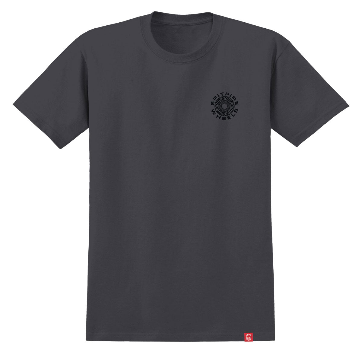 Spitfire Youth Classic '87 Swirl Fill T-Shirt - Charcoal/Black/White image 2