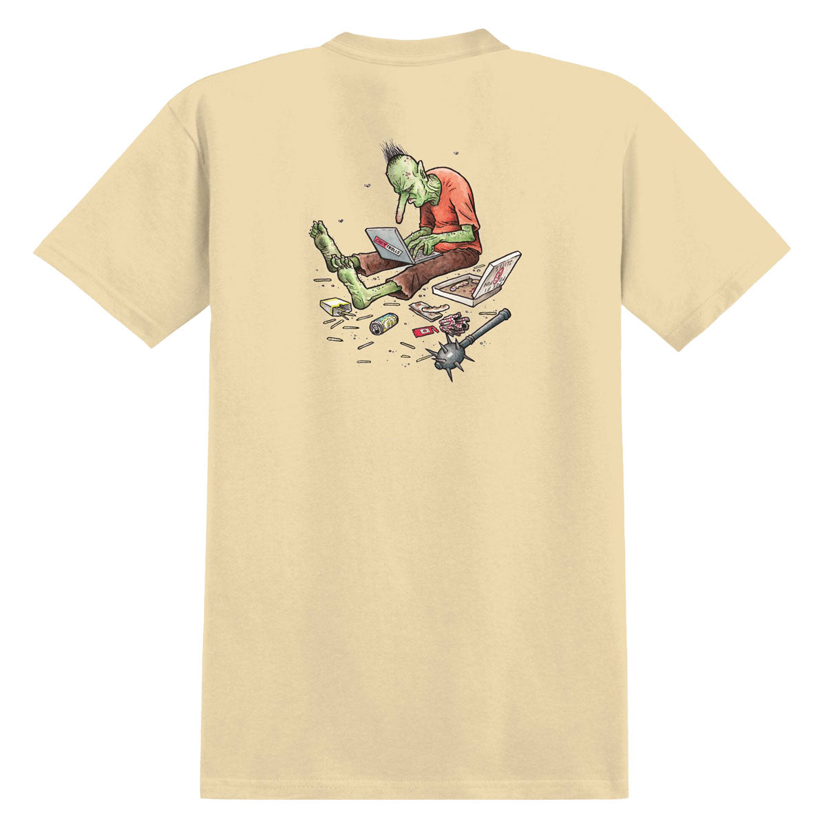 Anti-Hero Trolls T-Shirt - Cream image 1