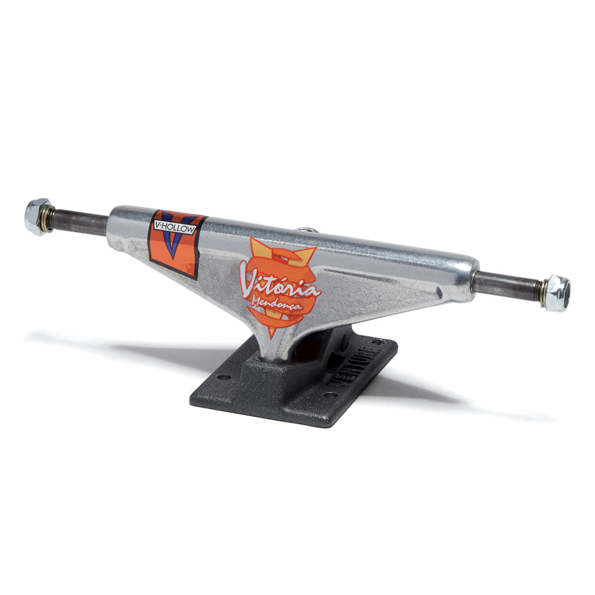 Venture Vitoria Mendonca V-Hollow Skateboard Trucks - Polished/Grey - 5.2 Hi image 1