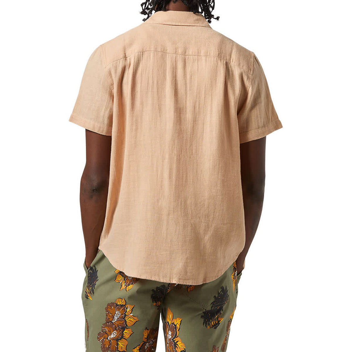 Brixton Charter Organic Cotton Shirt - Hazelnut image 3