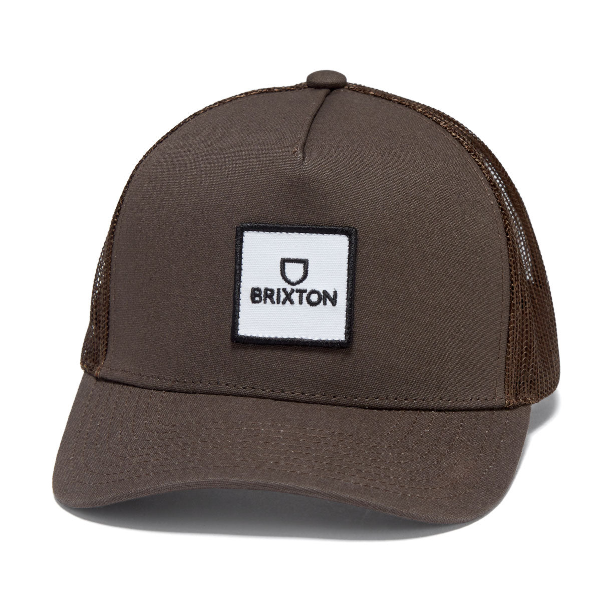 Brixton Alpha Block X C Mp Mesh Hat - Brown/Brown image 1