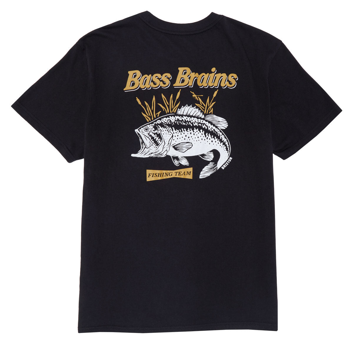 Brixton Bass Brains Ft T-Shirt - Black image 1
