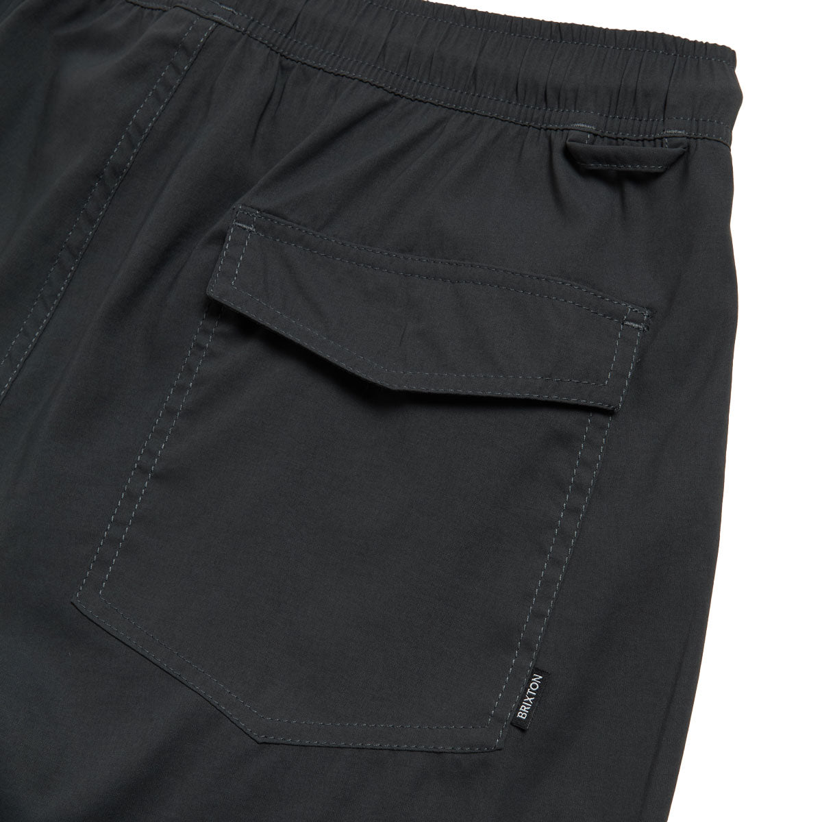 Brixton Everyday Stretch Hybrid Shorts - Washed Black image 4