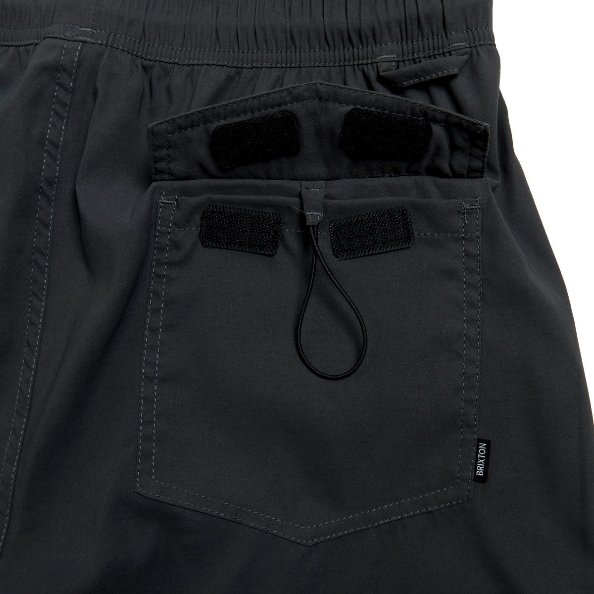Brixton Everyday Stretch Hybrid Shorts - Washed Black image 5