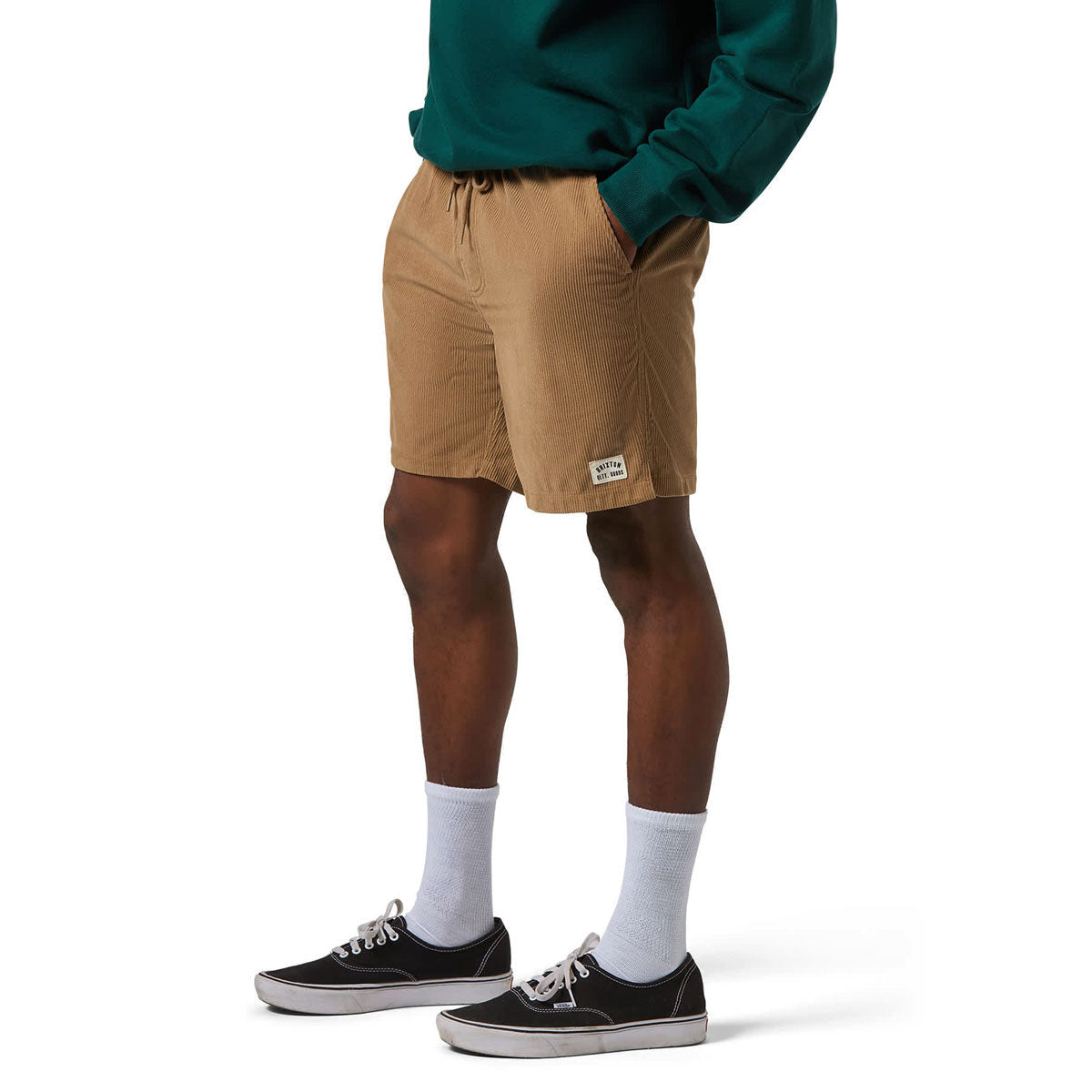 Brixton Everyday Corduroy Shorts - Khaki image 4