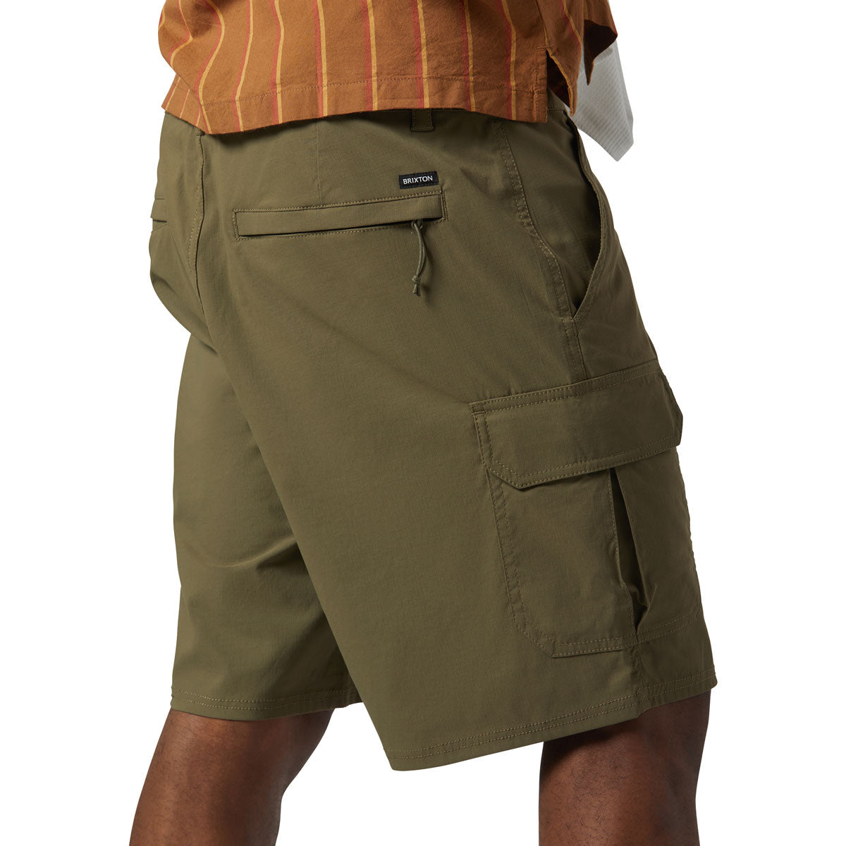 Brixton Shyft Stretch Cargo Shorts - Ivy Green image 3