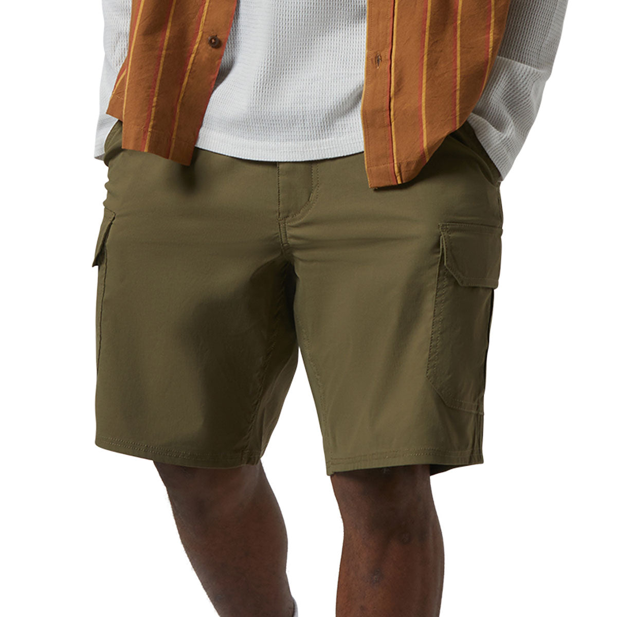 Brixton Shyft Stretch Cargo Shorts - Ivy Green image 5