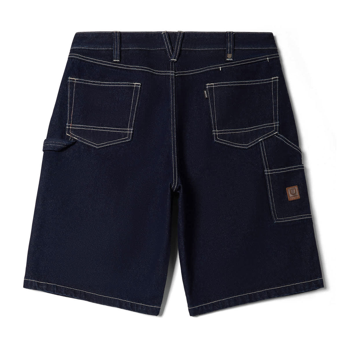 Brixton Builders Carpenter Baggy Shorts - Rinse Denim image 5