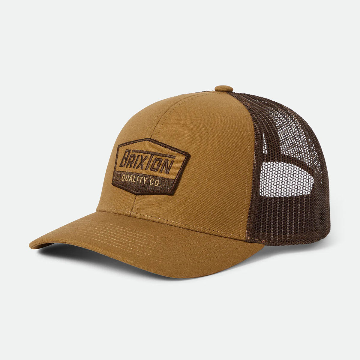Brixton Regal Netplus Mp Trucker Hat - Dark Khaki/Coffee image 1