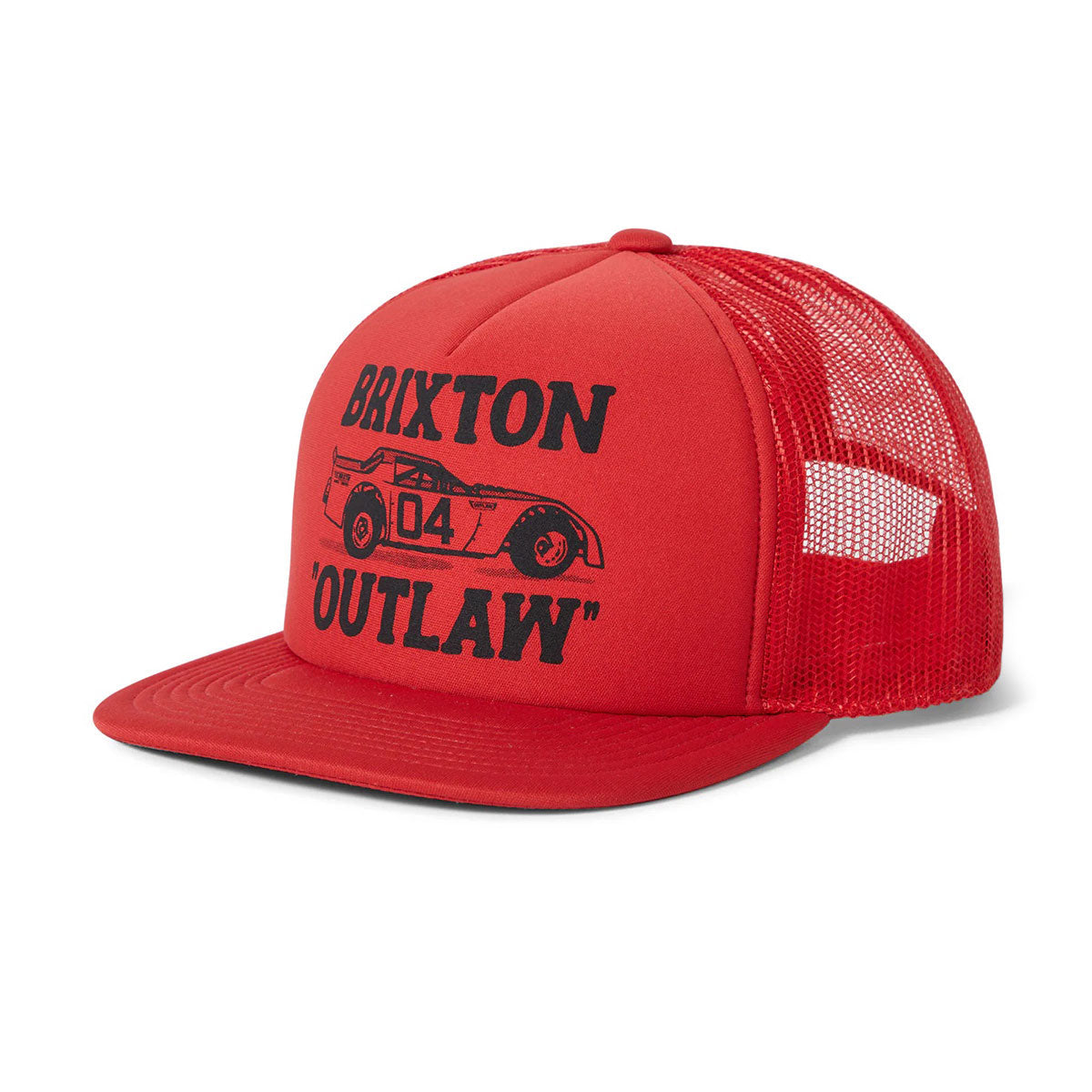 Brixton Outlaw Np Mp Trucker Hat - Red/Red image 1